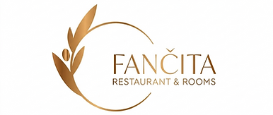 Fančita Restaurant & Rooms logo, restaurant and luxury rooms in Vrsar, Croatia.