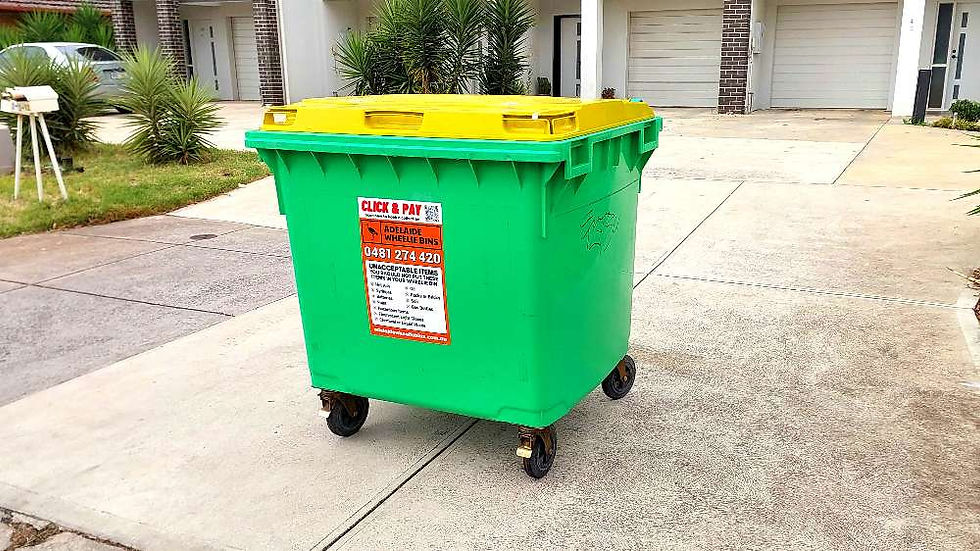 Bin hire for hard waste collection in Port Adelaide Enfield council