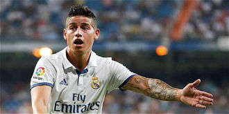 JAMES NO FUE CONVOCADO PARA JUGAR ANTE BETIS