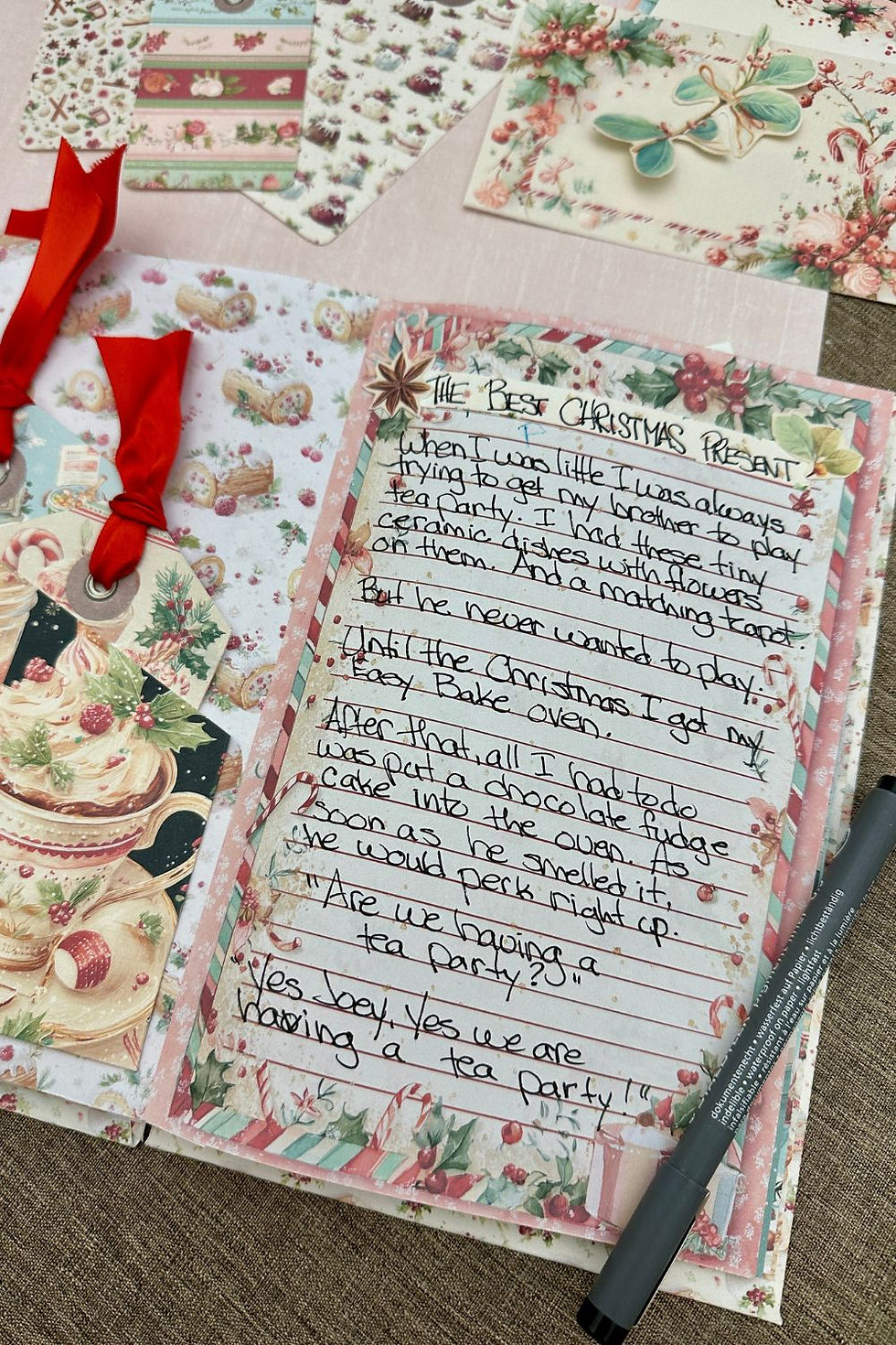 20 Easy Christmas Junk Journal Page Ideas