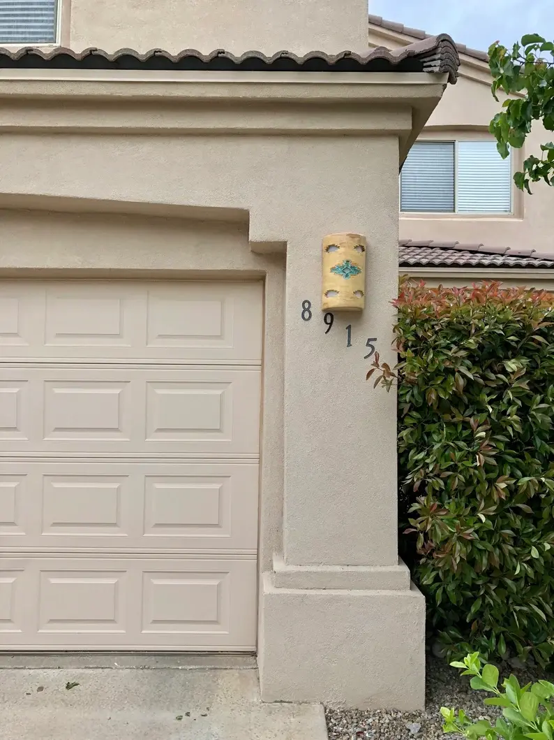 Thumbnail: Native Cloud Southwestern Ceramic Exterior Wall Sconces