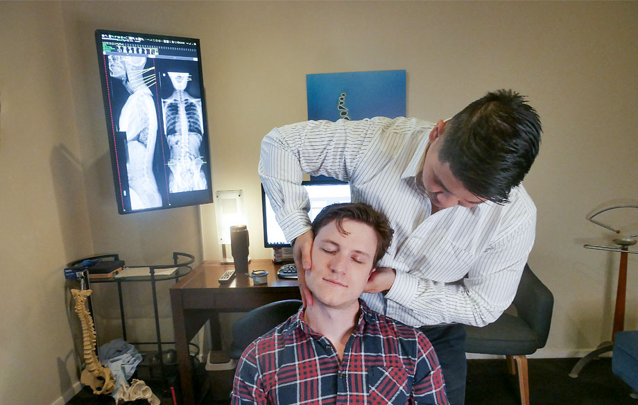 Dr Joash Chiropractor Neck Pain Adjustment