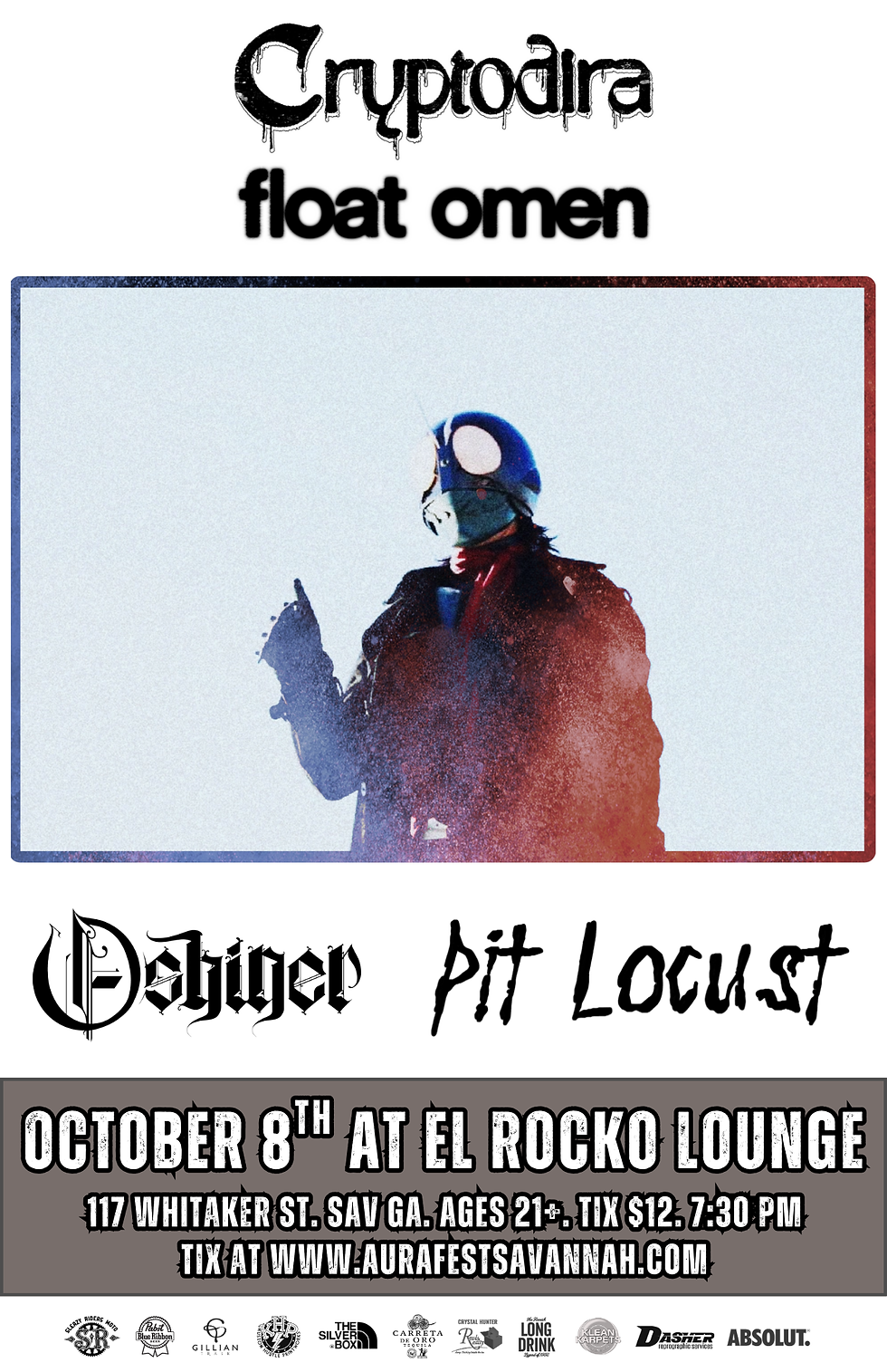 Cryptodira, Float Omen, Oshiner, Pit Locust at The Wormhole