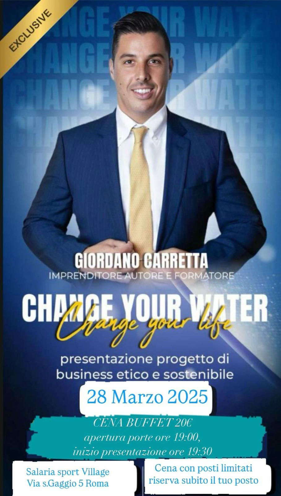 Presentazione con Cena Roma