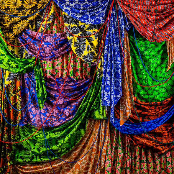 Ed Kluz artist, selby stories, papilio, scaffolding wrap artist, medieval tent