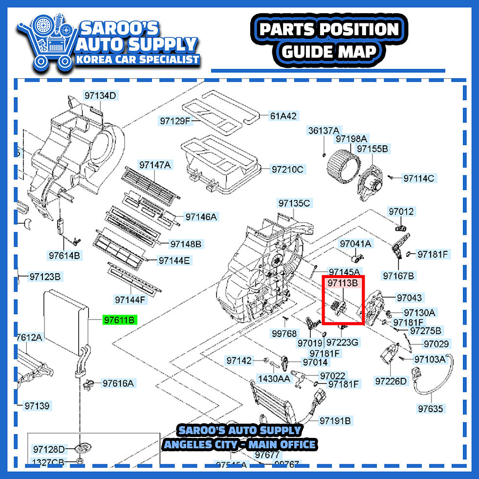Thumbnail: Blower Fan Resistor/H100 ,K2500,k2700 (05-25)/97035-4F010/4F000, 97128-4F000