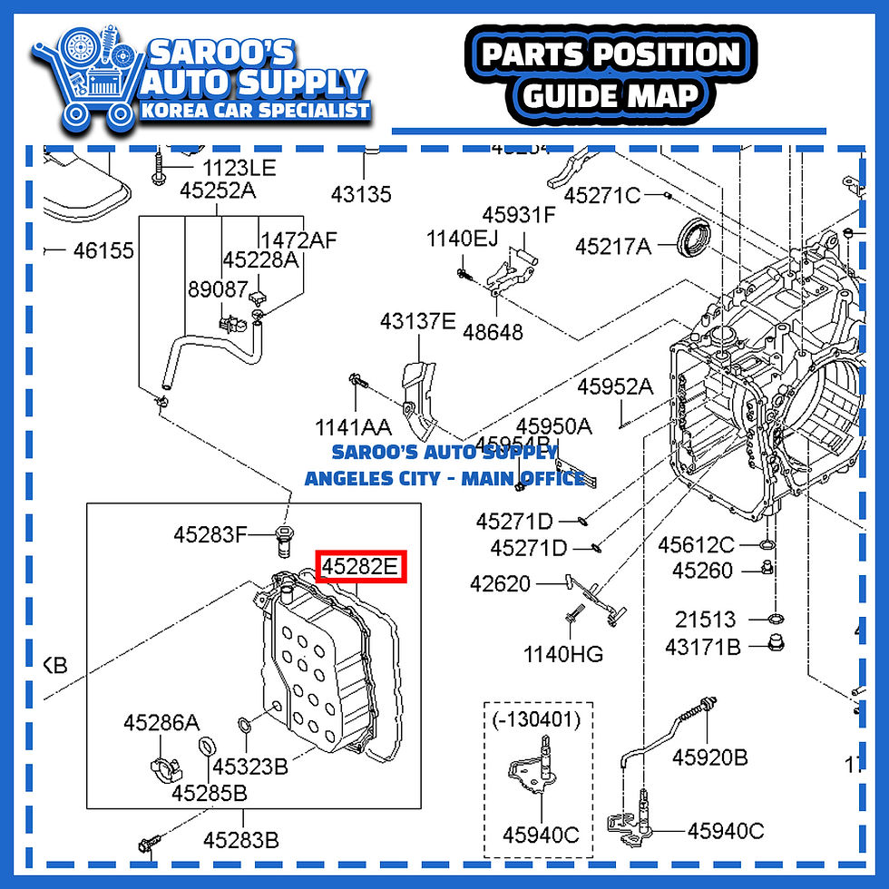Thumbnail: [R] Transmission Oil Fan Gasket/Tucson,Sportage,Santa Fe,Sorento,45283-3B010