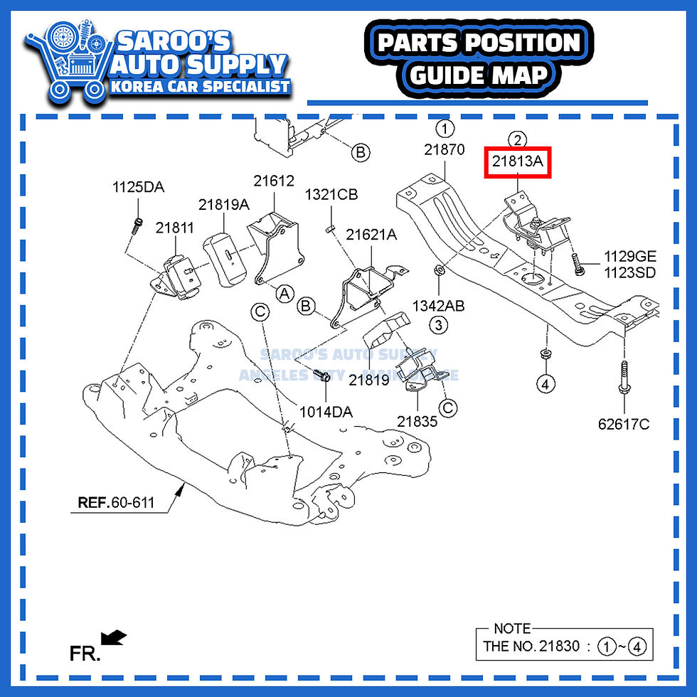 Thumbnail: [A1] Transmission Support / Mounting For Hyundai Grand Starex (07-11)