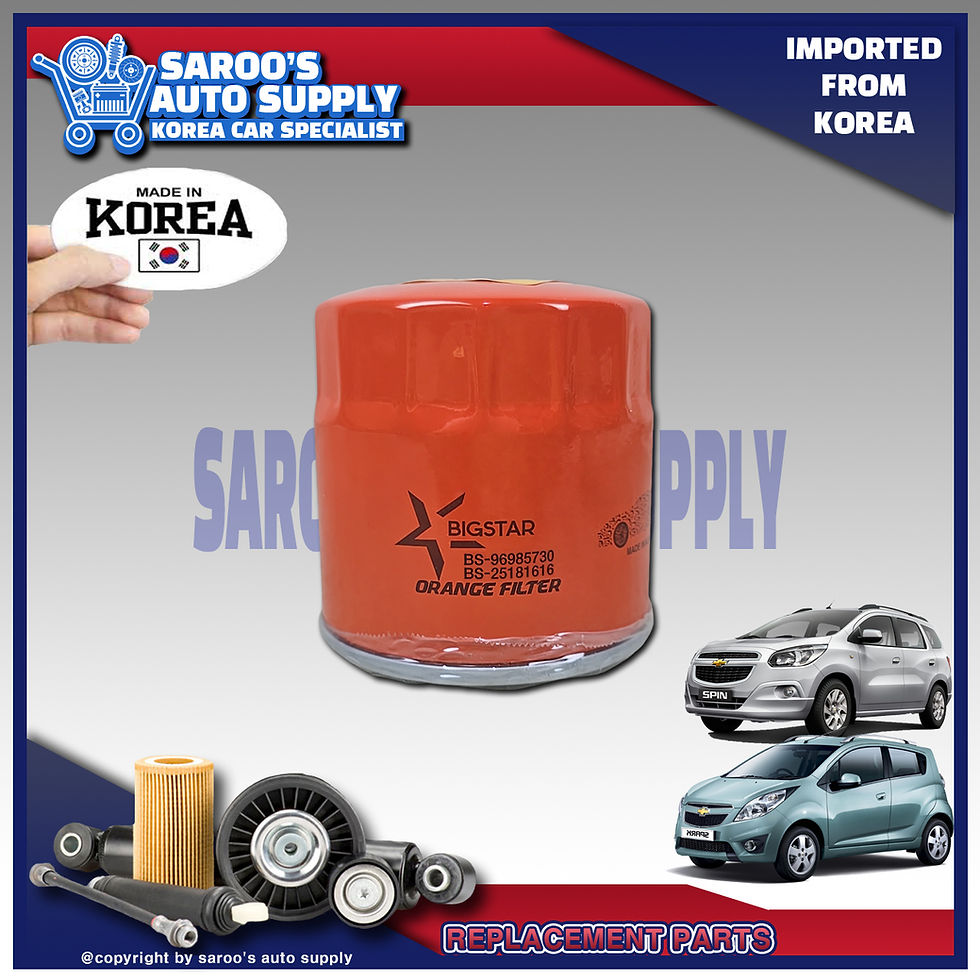 Engine Oil Filter/ Spark (09-14)/Spin (09-19)/96985730 , 96475885 , 25181616