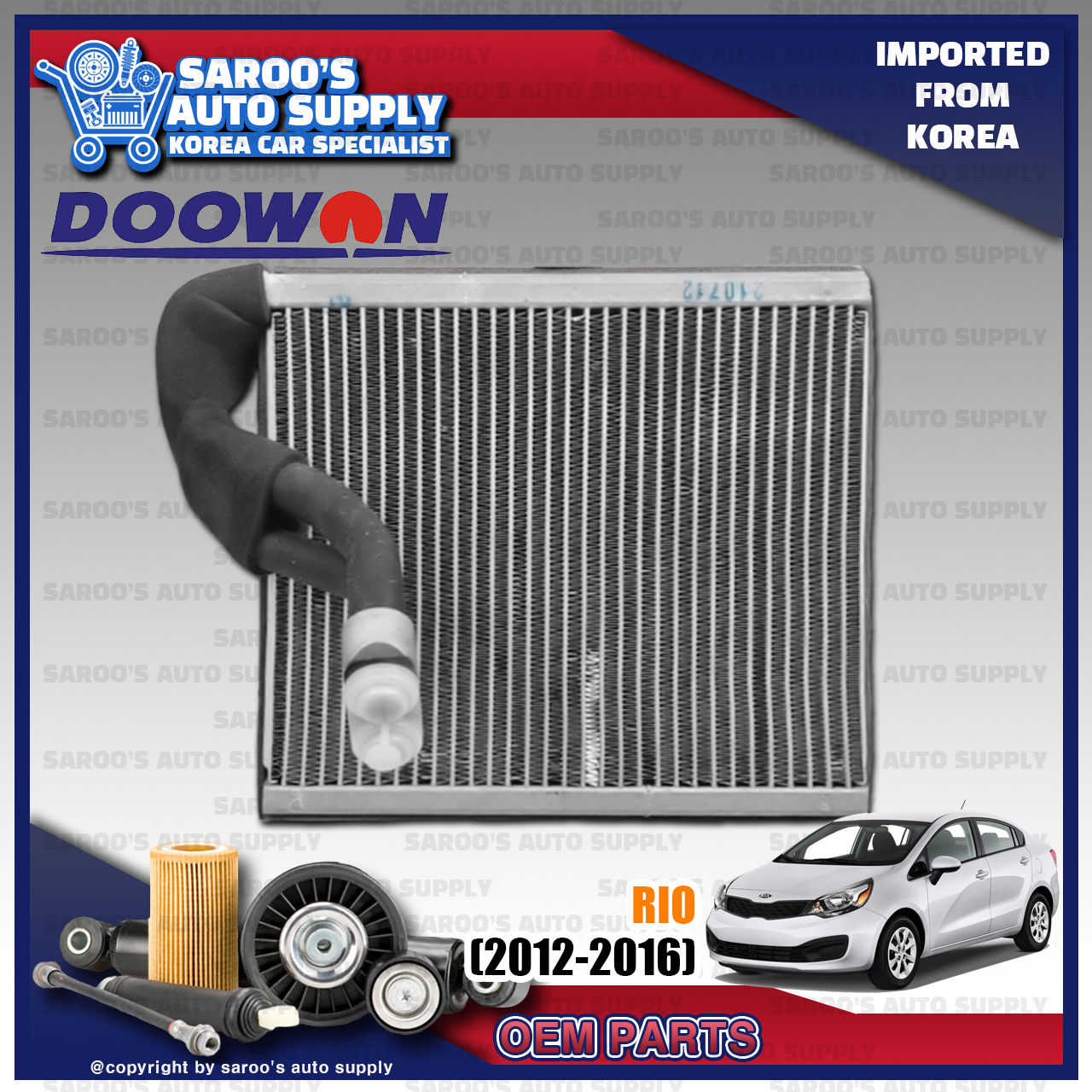 Evaporator Core/Rio (12-17)/97140-1W010