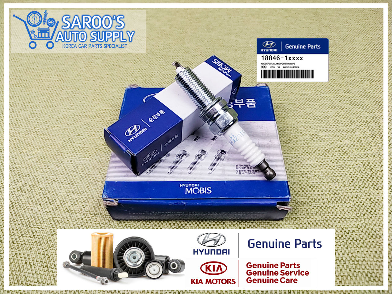 [NU][Iridium] Spark Plug/Tucson,Sportage,Santa Fe,Sorento/18846-11070