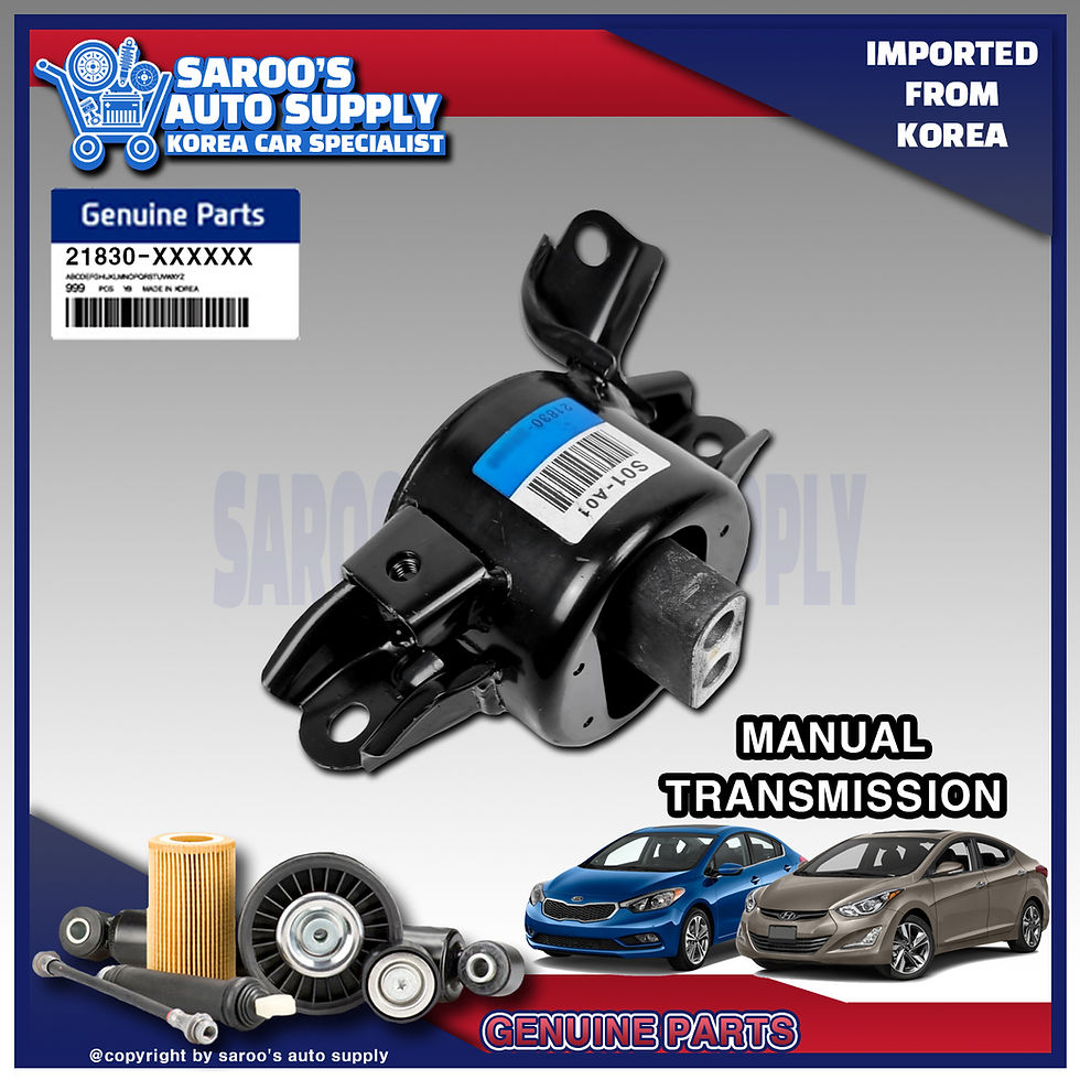 Transmission Support/Mounting/Elantra (11-16)/Forte (12-18)/21830-3X000/3X100/3X