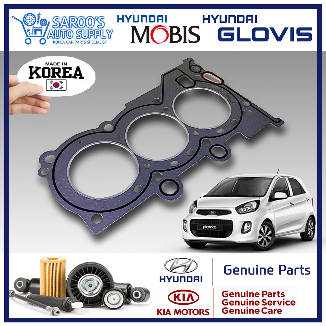 [Kappa][Carbon] Cylinder Head Gasket/ Picanto (11-18)/1000cc
