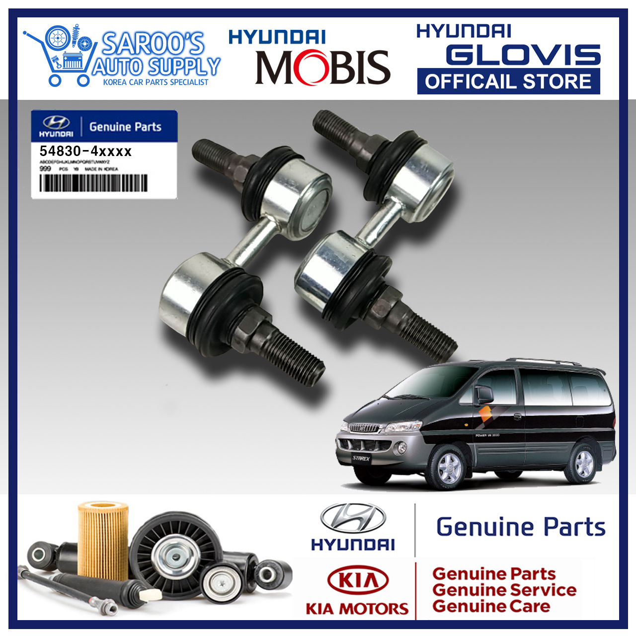 [2Pcs][Front] Stabilizer Link Set/Starex (97-06)/ 54830-4A600
