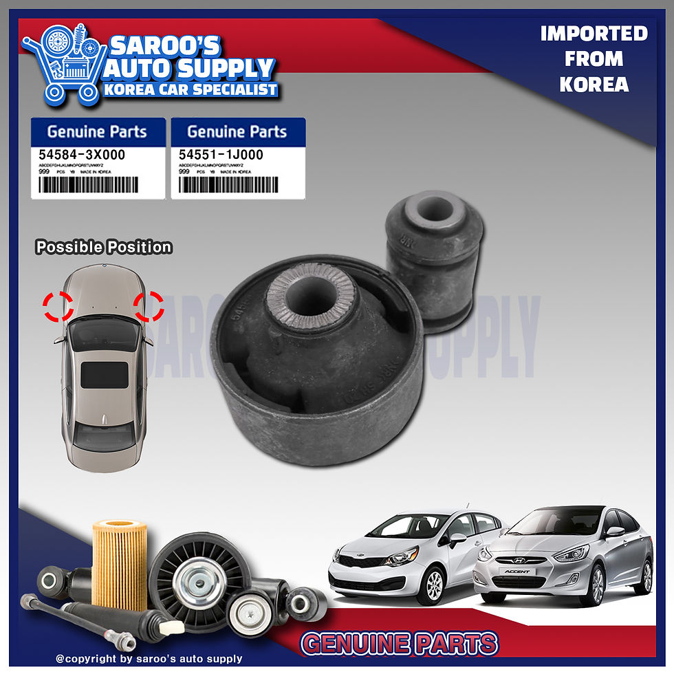 Suspension/Lower Arm Bushing Set/Accent,Rio (11-18)