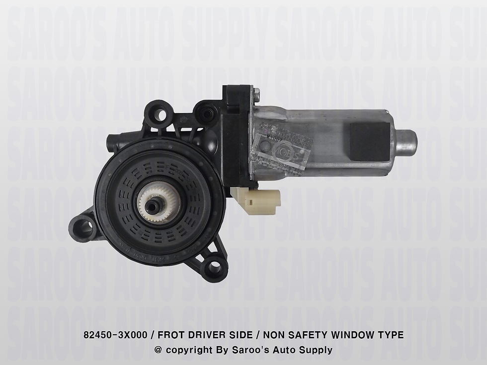 Thumbnail: [Front][LH] Window Regulator Motor/Elantra (11-16)/82450-3X000, 82450-3X010