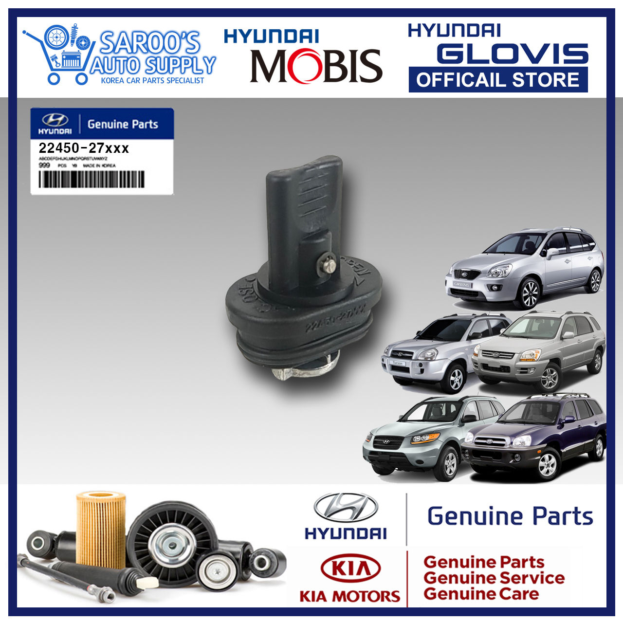 [D] Injector Plug/Tucson,Sportage,Caresn,Santa Fe/22450-27XXX