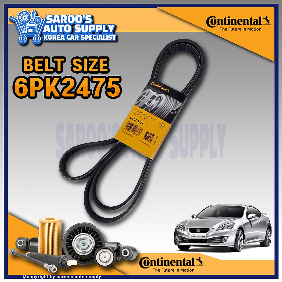 Thumbnail: Drive/Fan Belt/Genesis Coupe (08-16)/3800cc /25212-3C100,6PK2475