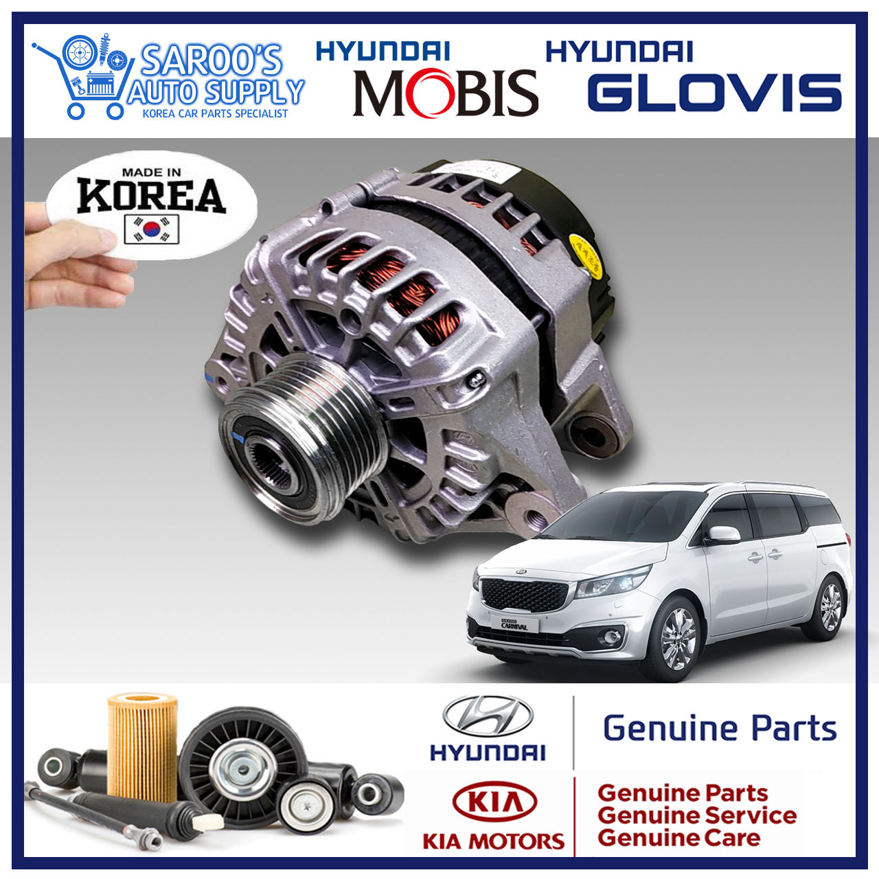 [R] Alternator / Carnival (15-21) / Diesel/ 37300-2F100