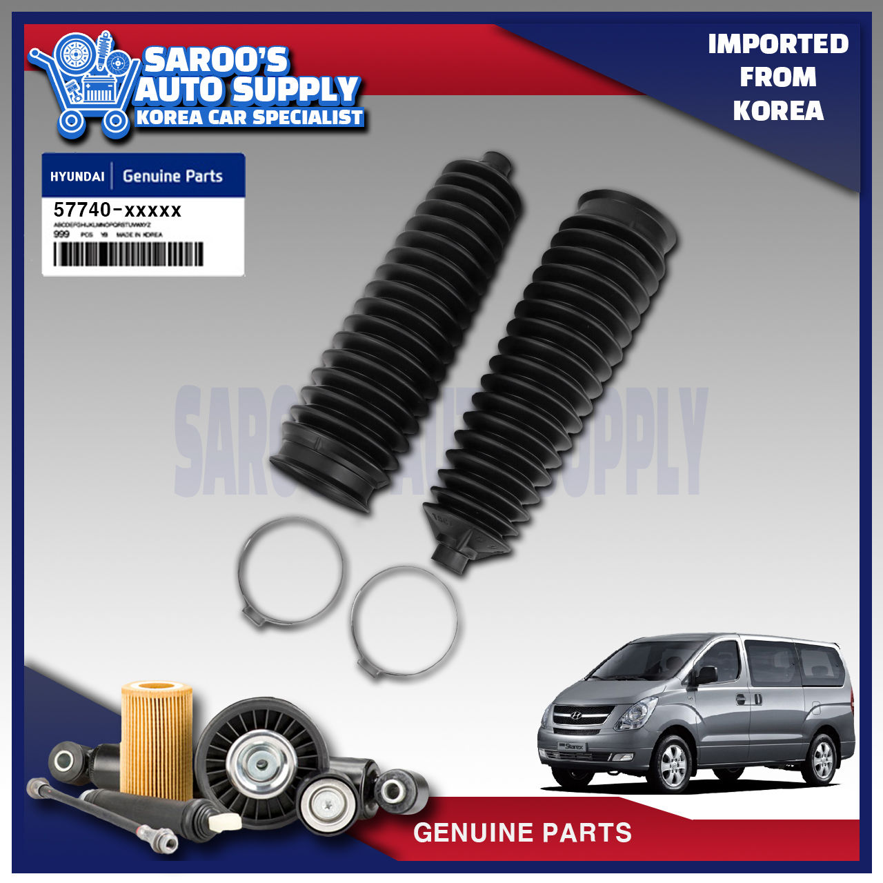 Rack And Pinion Boot Set/ Grand Starex (07-21)/