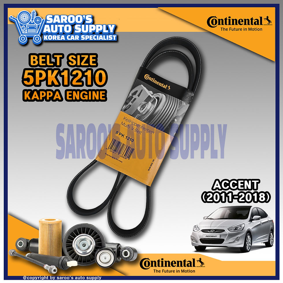 Thumbnail: Drive/Fan Belt/Accent (11-18)/5PK1811/ 6PK1257/ 5PK1210