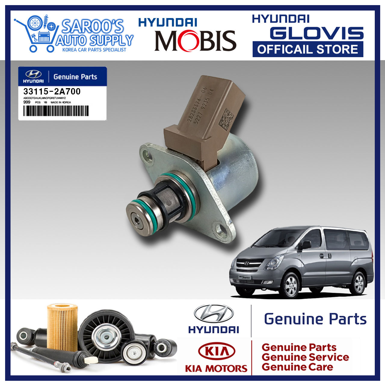 [A2]High Pressure Pump Regulator/Pressure Control Valve/Grand Starex (12-18)