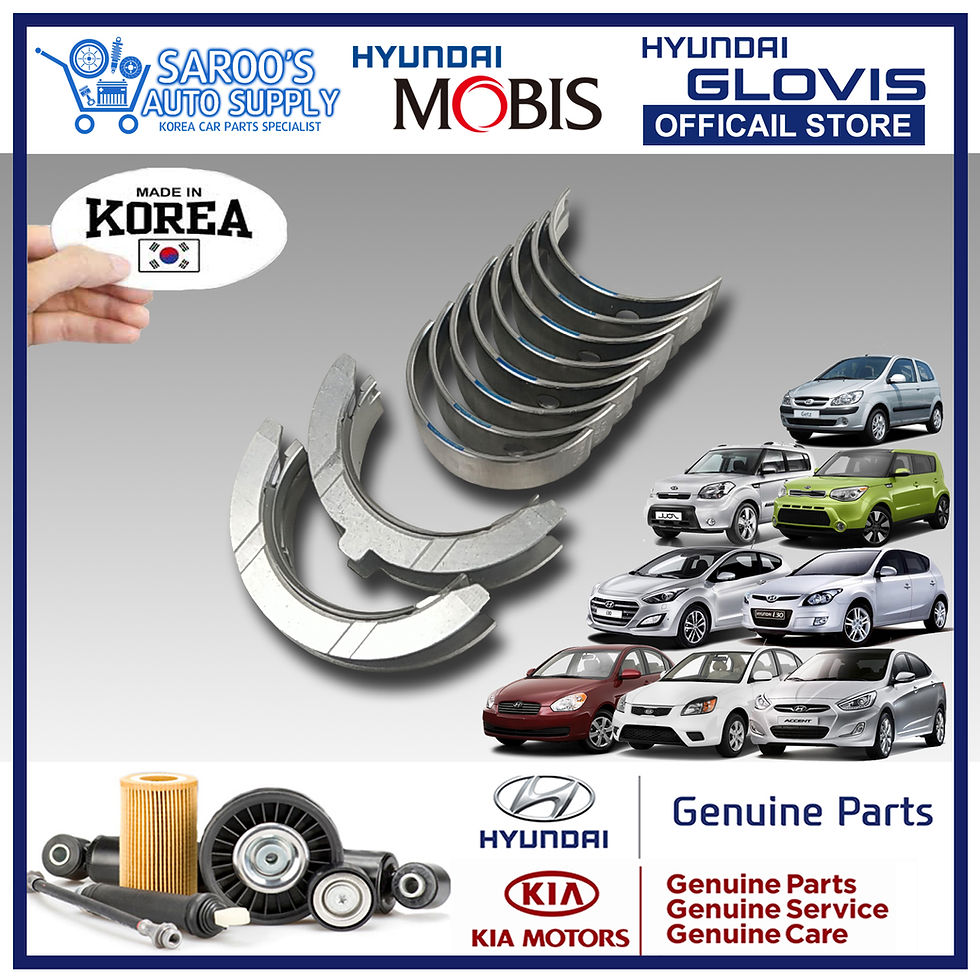 Thumbnail: [U] Main/Crankshaft Bearing Set/Accent,Rio,Getz,I30,Soul,Diesel,D4FA, D4FB , D4F
