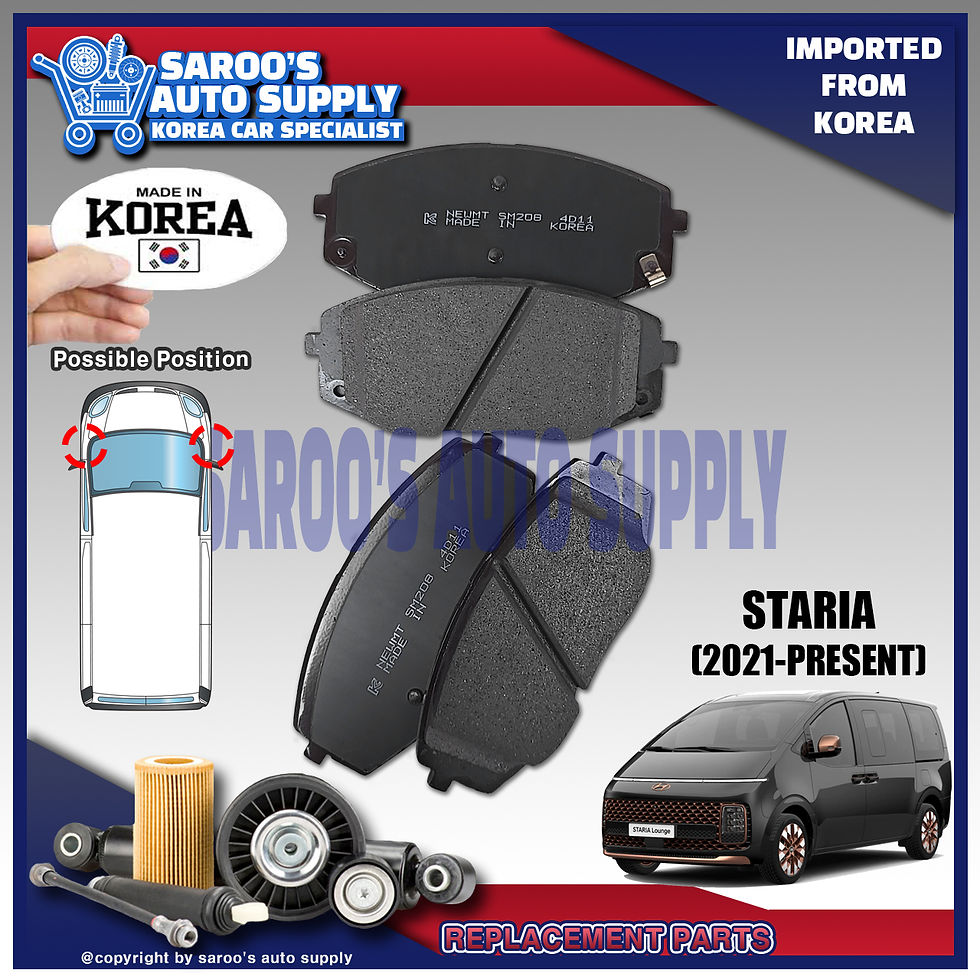 Brake Pad/Staria (21-24)/Made in Korea, Brand New