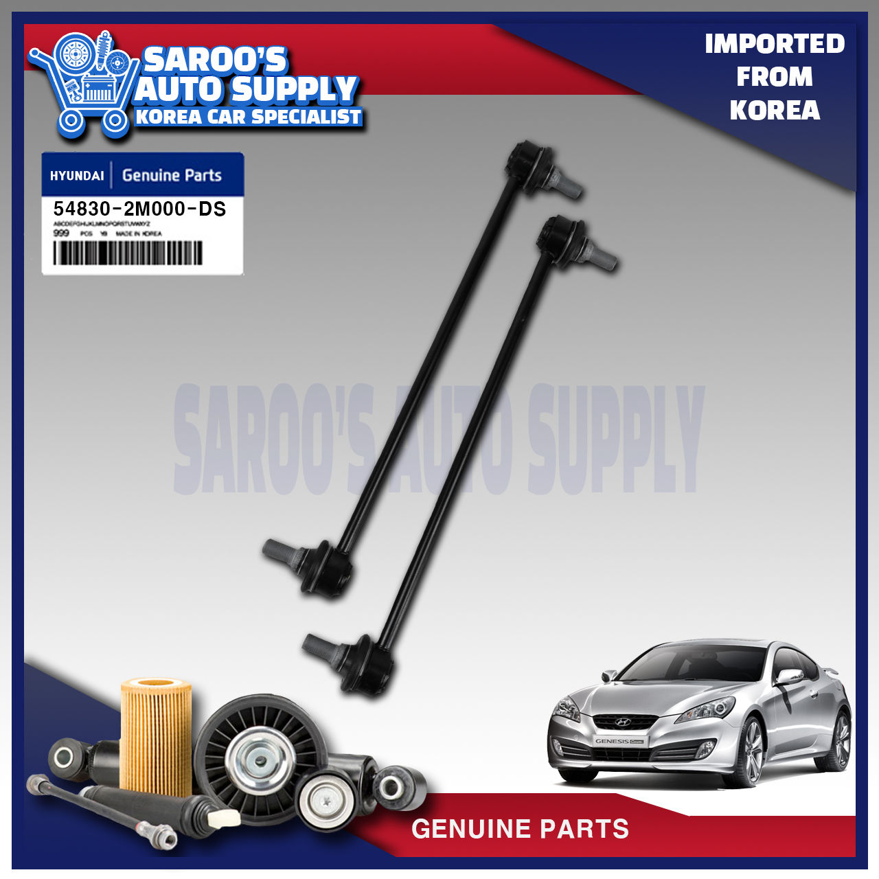 [Front] Stabilizer link Set/Genesis Coupe (08-16)/54830-2M000ds/54830-2M001