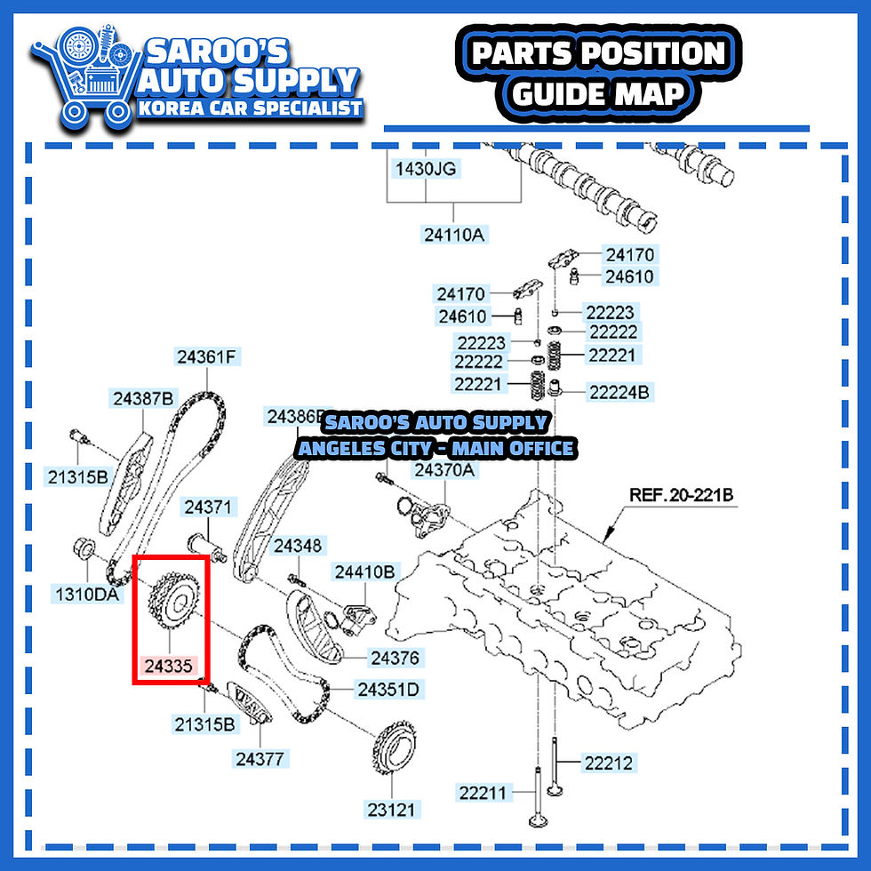 Thumbnail: [R] Timing Chain Injection Pump Sprocket/Tucson,Sportage,Santa Fe,Carnival,Soren