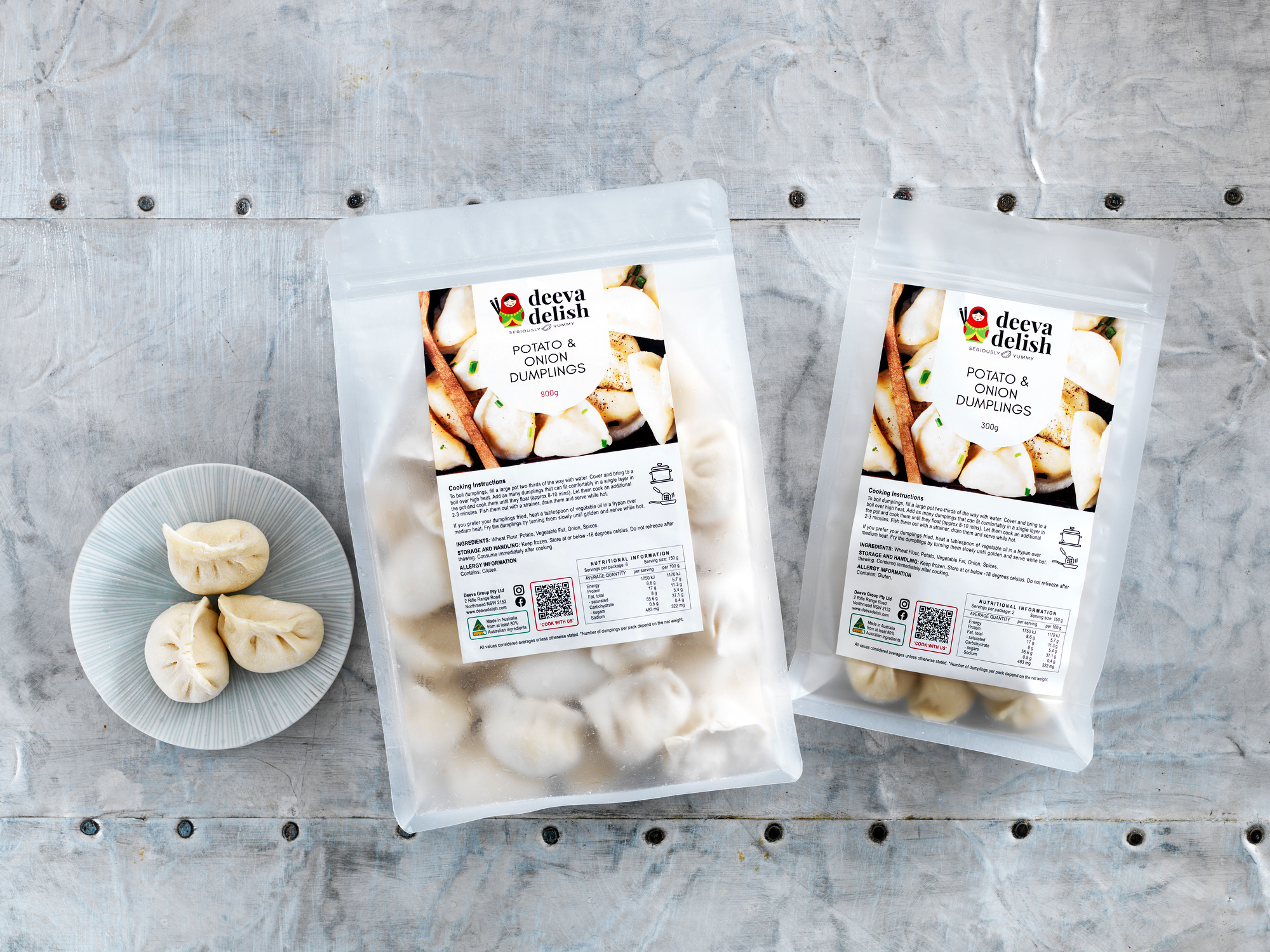 Potato and Onion Dumplings