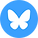 bluesky-blue-round-circle-logo-24461