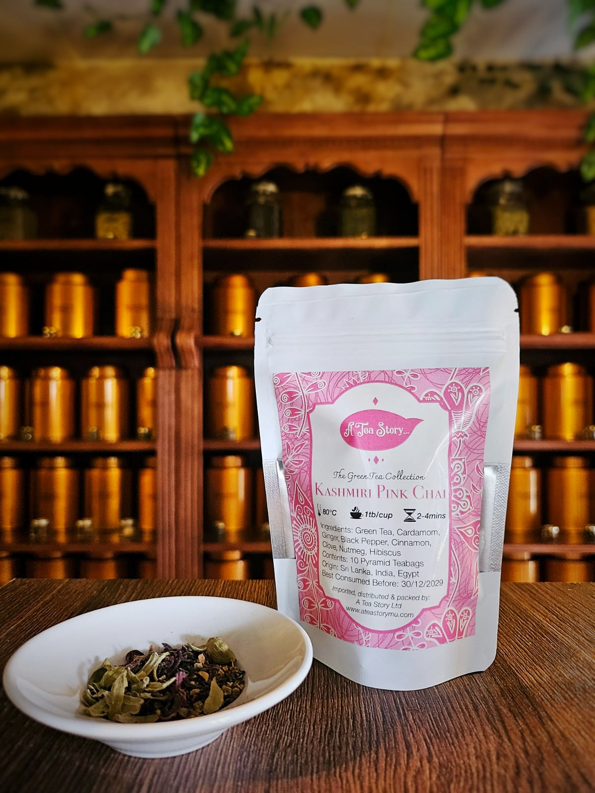 Kahmiri Pink Chai (Pouch of 10 Teabags)