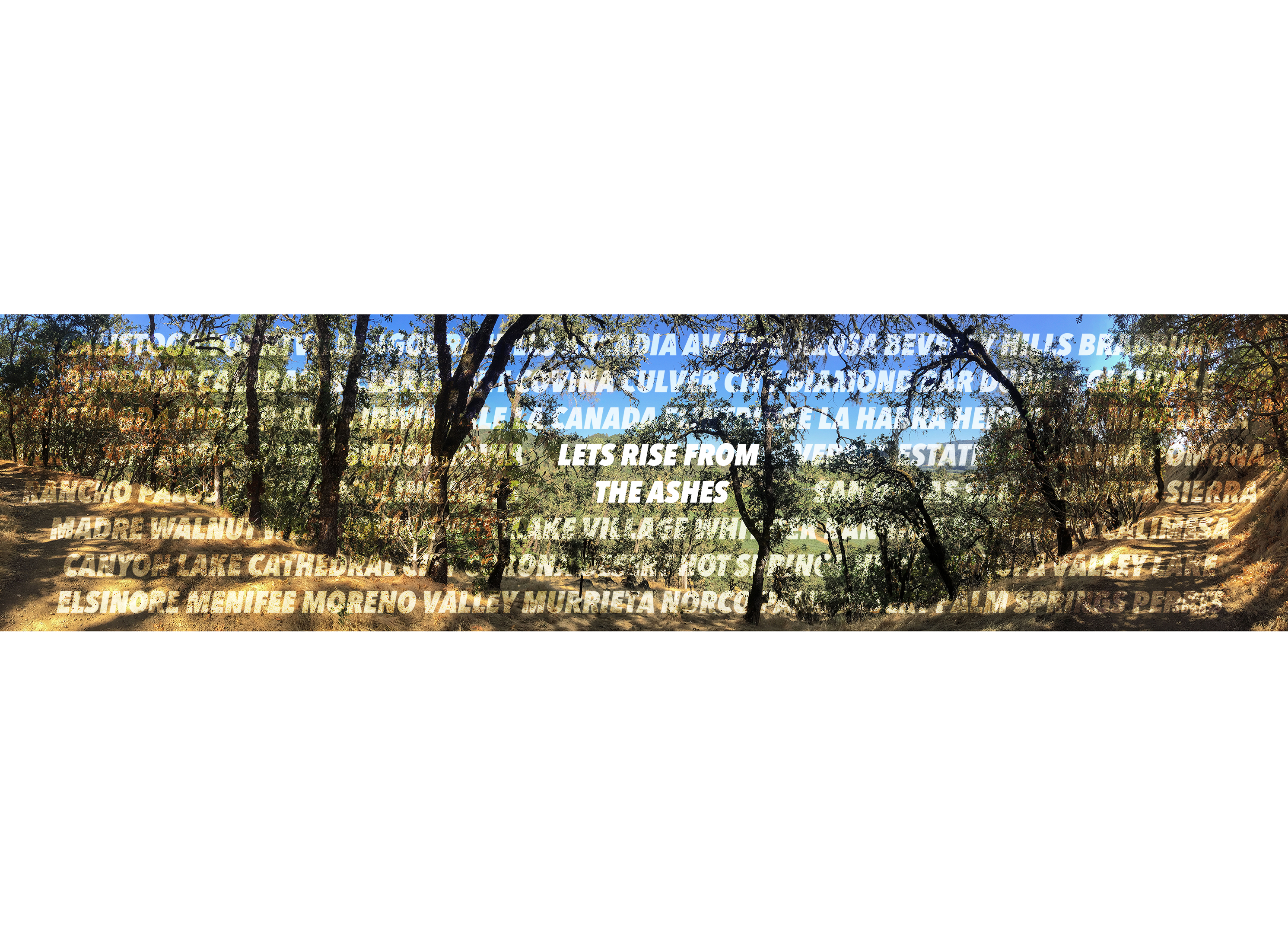 Napa Valley California Panoramic Shot