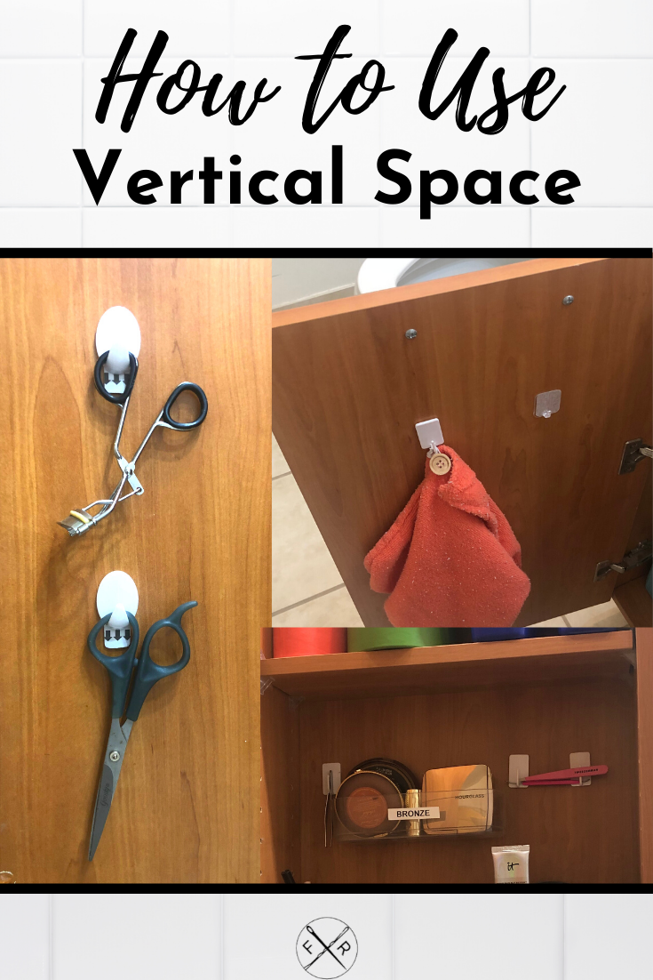 organize bathroom vertical space creative solutions