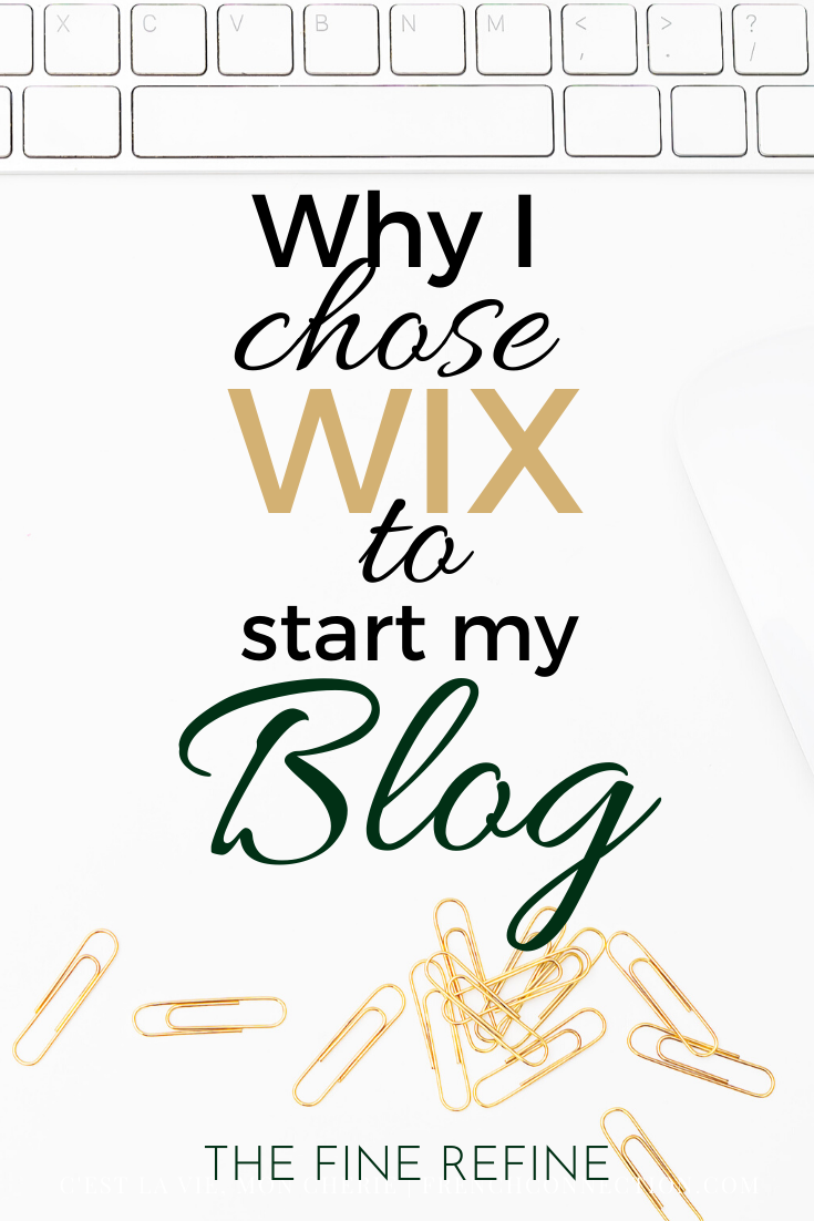start a blog on wix