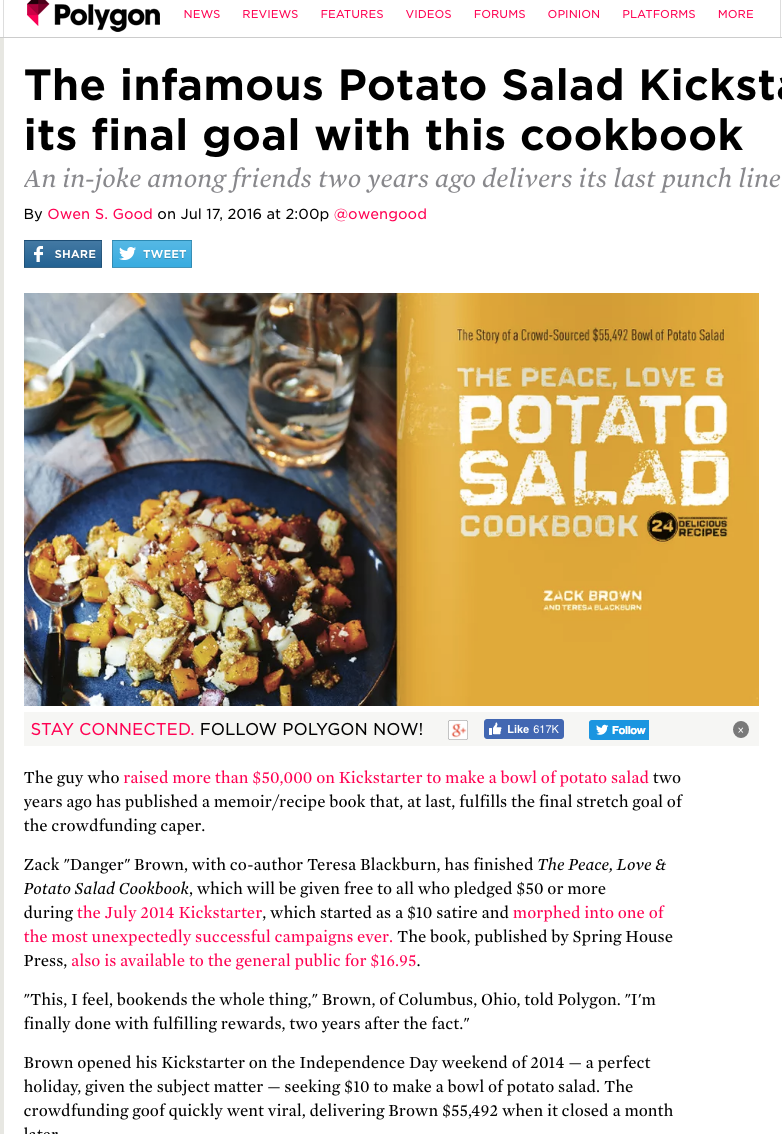 Potato Salad Cookbook