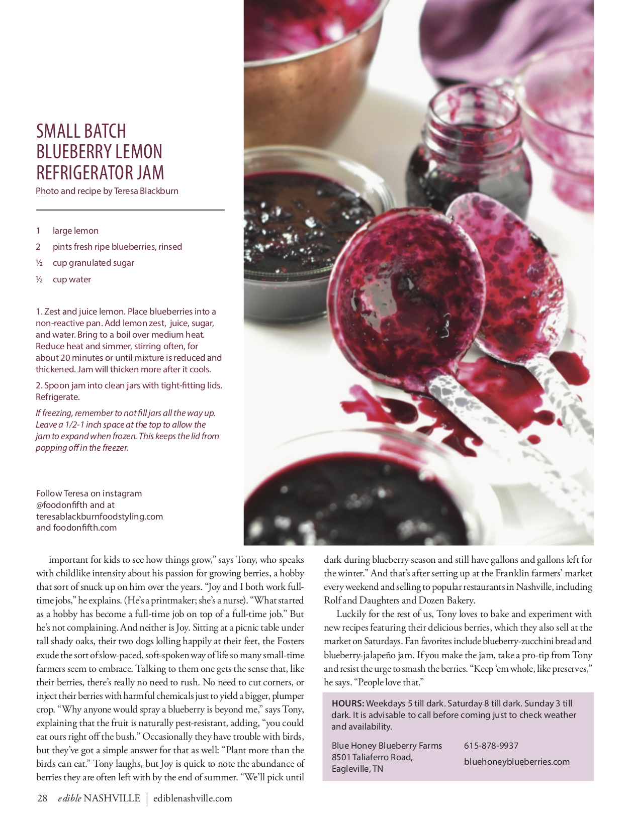 Edible Magazine Article