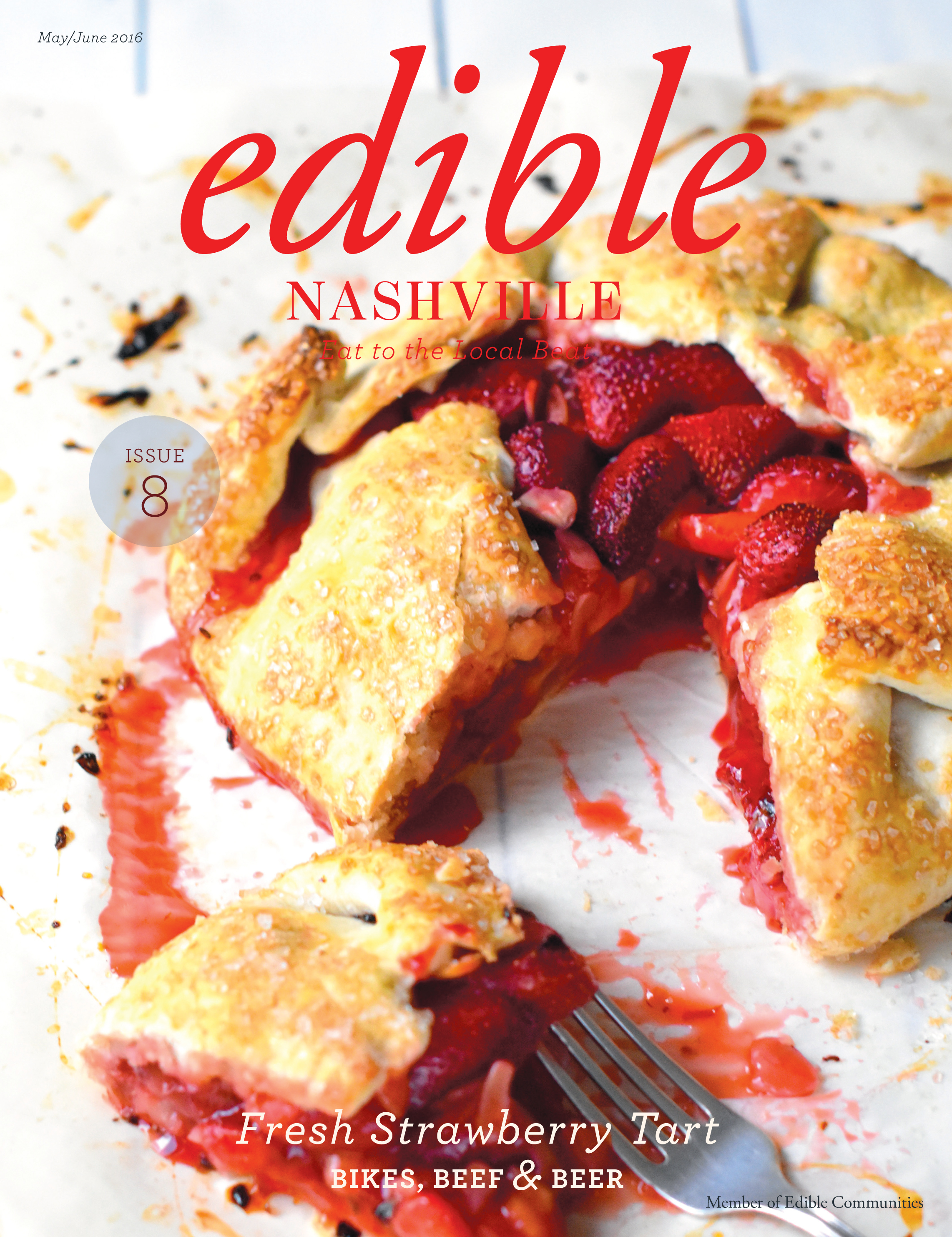 Strawberry Tart Edible Mag