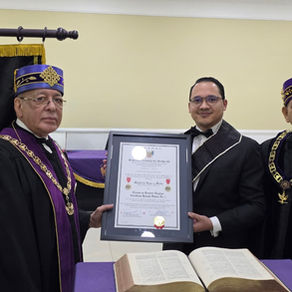SCG33RD reconoce al Consejo Kadosh Ozama No. 1 en sus 160 años.