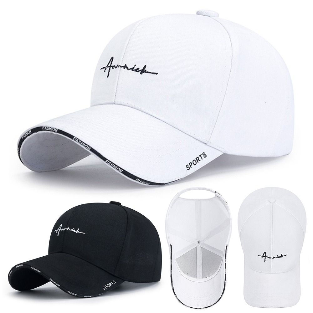 Cotton Breathable Adjustable Sun Hats Cotton Solid Color Sunscreen Hat Sun Cap M