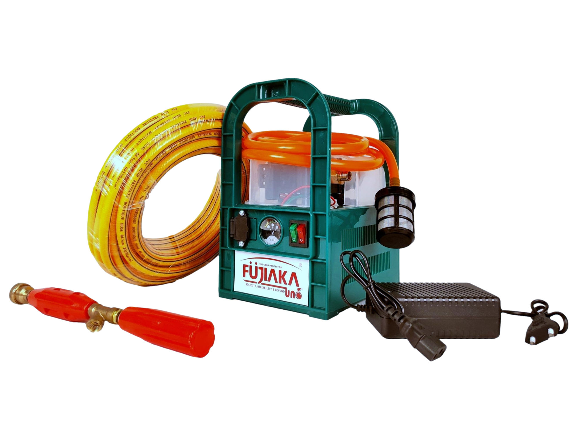 Fujiaka UNO, Battery Operated Portable Double-Pump Power Sprayer for Agricultura