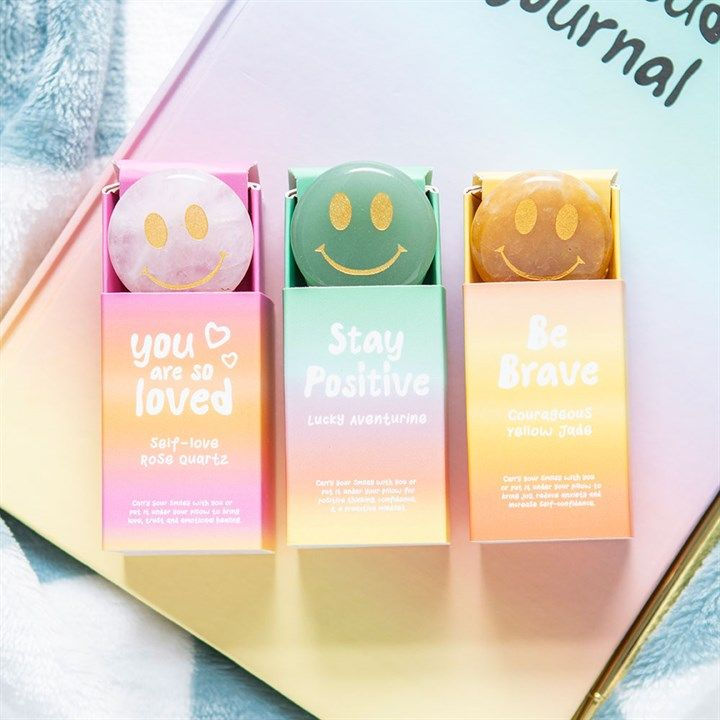 Thumbnail: Stay Positive Aventurine Happy Face Crystal