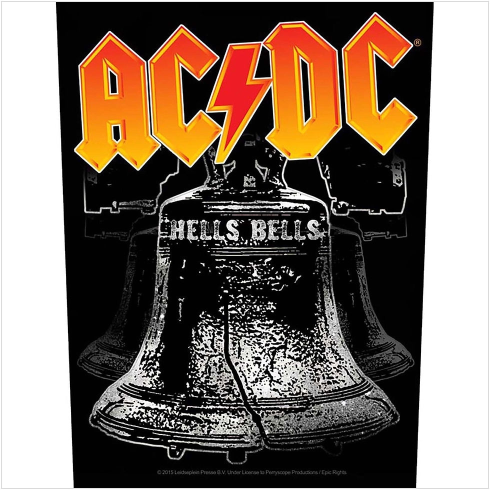 AC/DC. Hells Bells back patch