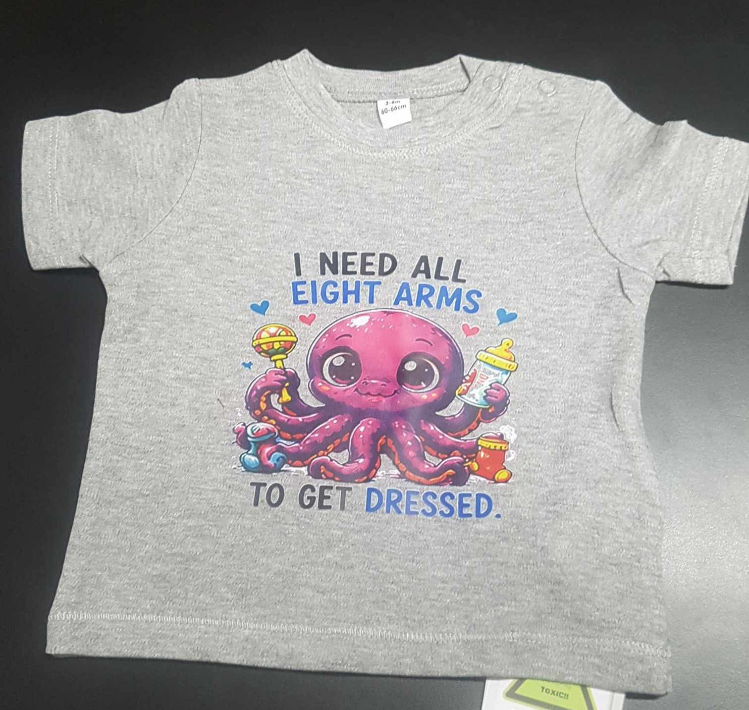 cute octopus baby shirt