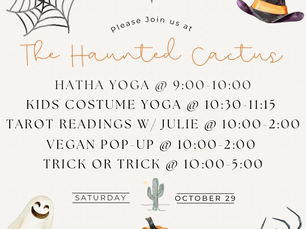 Halloween Tarot Fun @ The Iron Cactus!