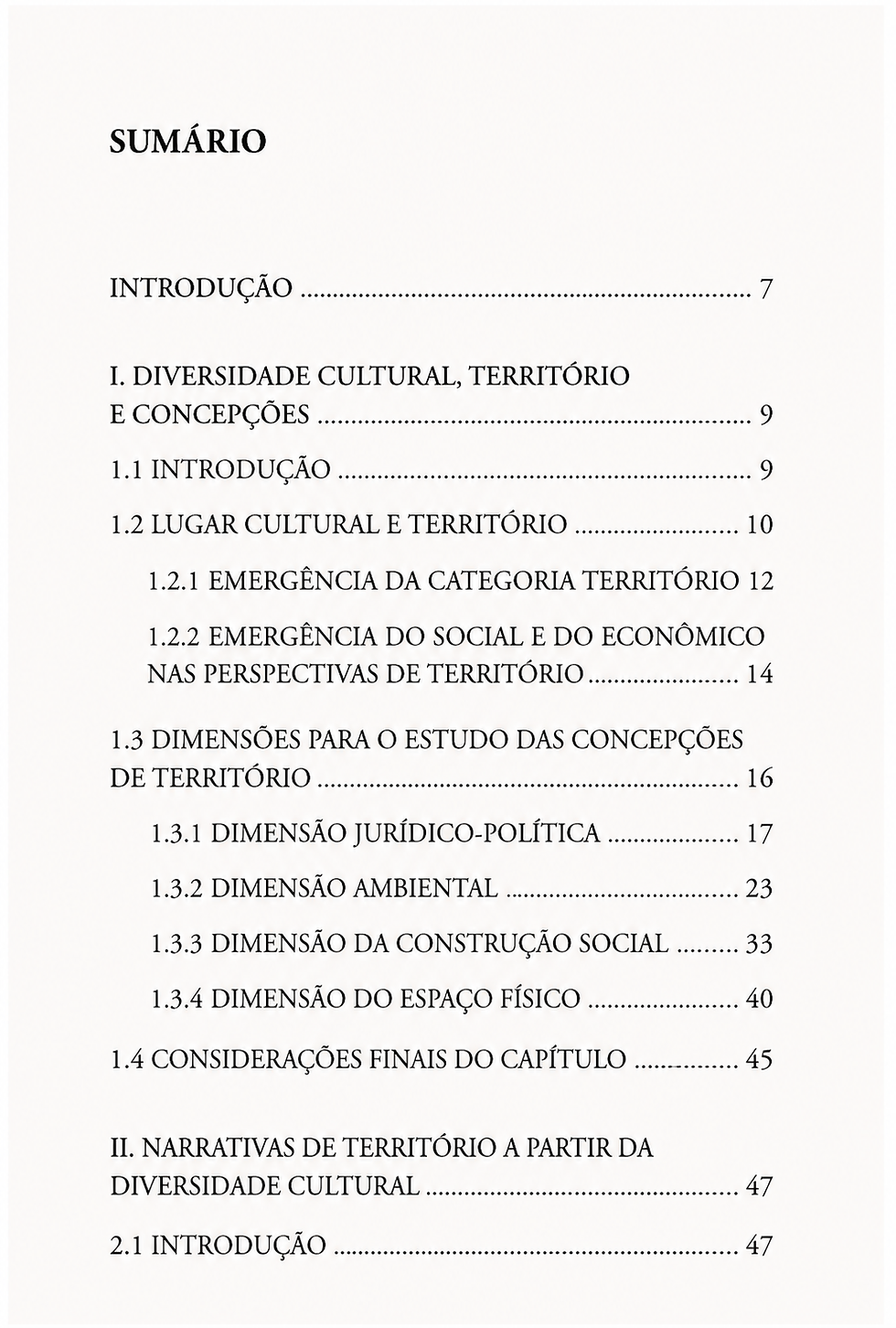 Miniatura: Concepções de território: um estudo da diversidade e da diferença cultural