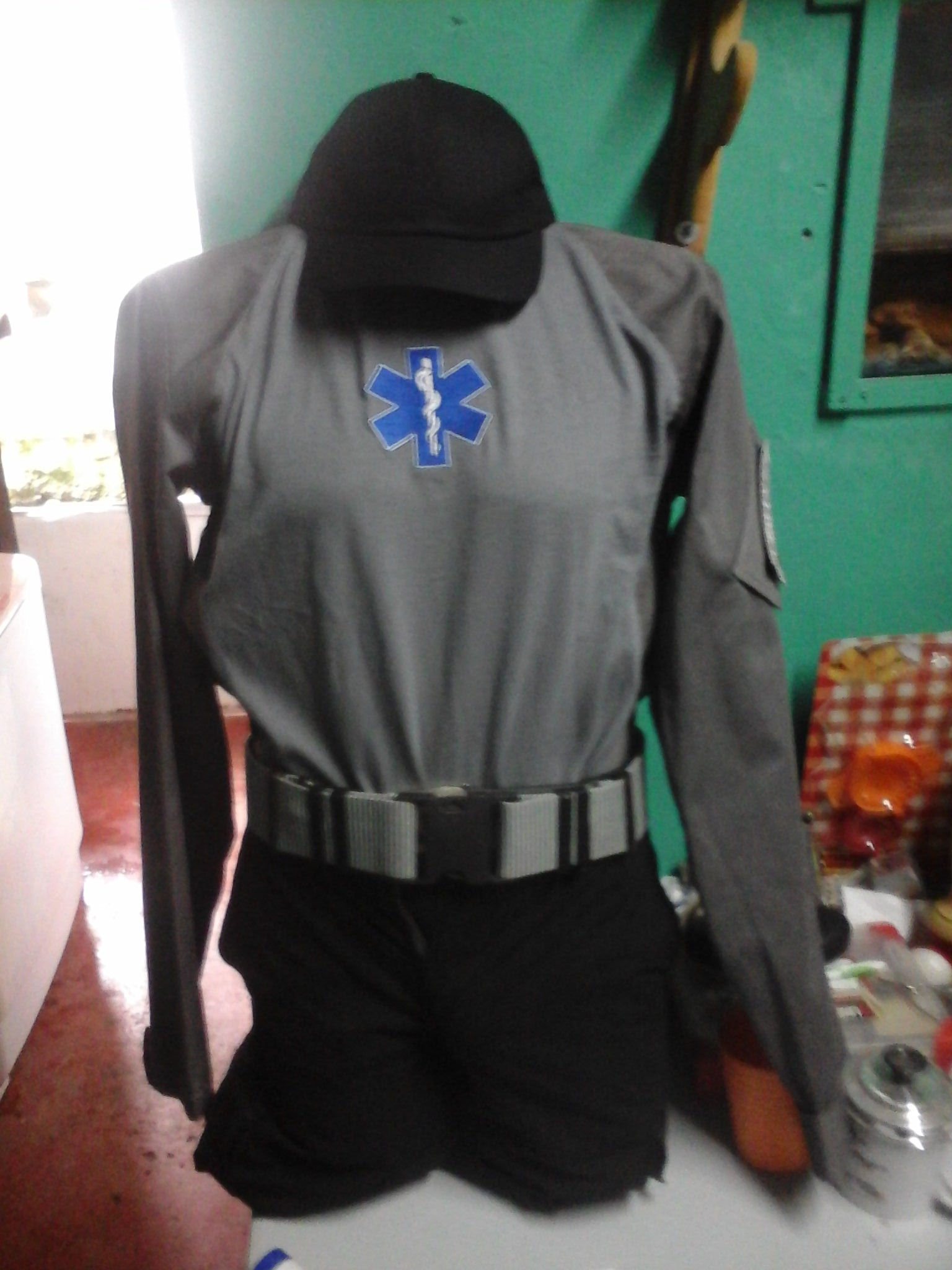Buso Gris Uniforme Faster Tiguer Team Aprendiz