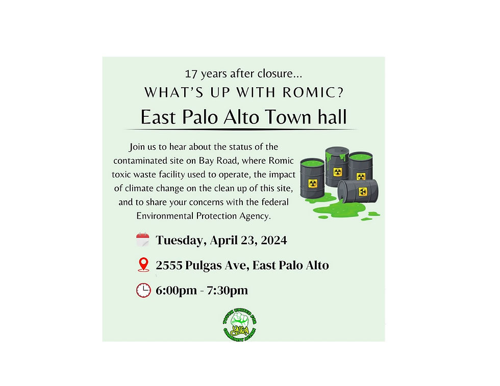 East Palo Alto Town Hall - What's Up with Romic?