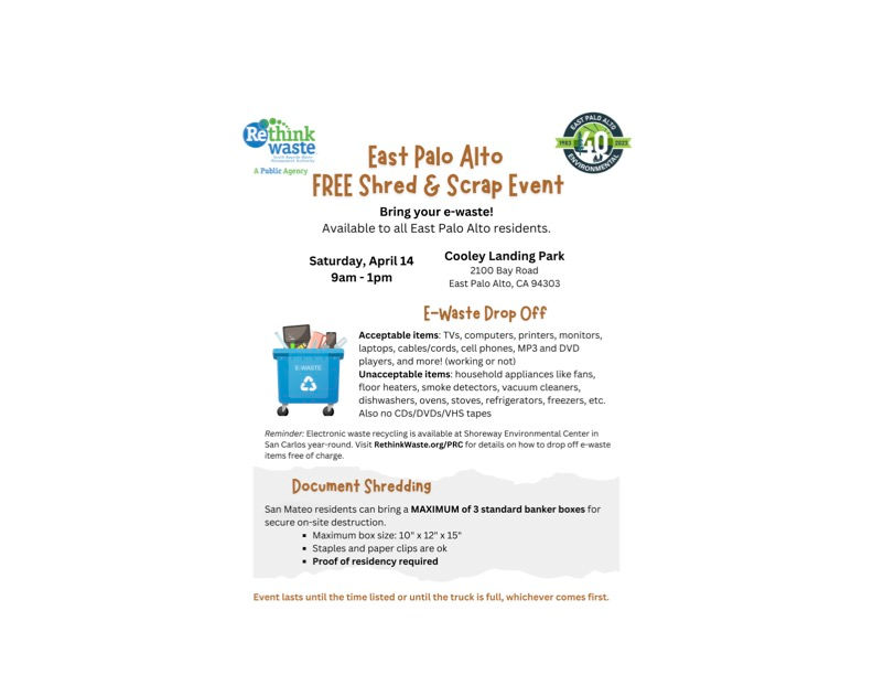 Free Shred & E-Scrap Event